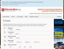 Tablet Screenshot of palivove-drevo.org