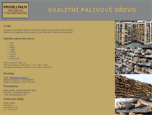 Tablet Screenshot of palivove-drevo.cz